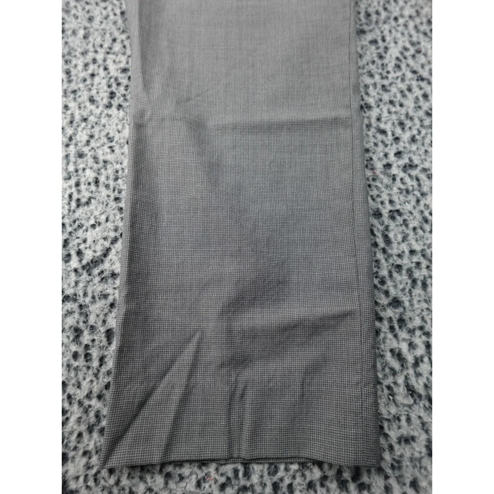 Banana Republic Dress Pants Mens 34x30 Grey Excellent Tollegno Italian Wool Slim